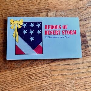 Heroes of Desert Storm $5 commemorative Coin